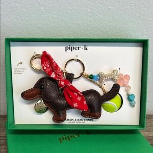 Piper K | Dachshund Doggo Bag Charm 🎾🐾🦴
